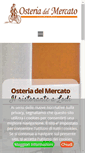 Mobile Screenshot of osteriadelmercato.it
